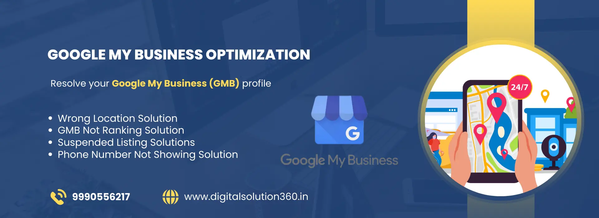 Resolve your Google My Business (GMB) digitalsolution360